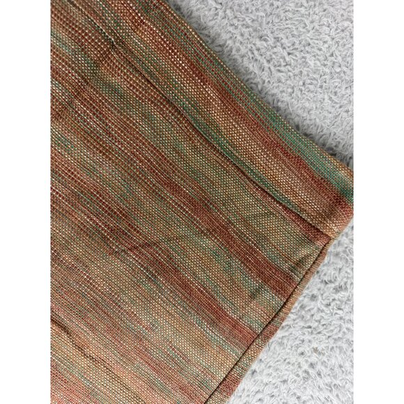 Ann Taylor Loft Womens Woven Mini Skirt Sz 14 Brown Multi-Color Side Zipper NWT - Picture 3 of 12